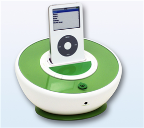 Globe iPod dock mockup